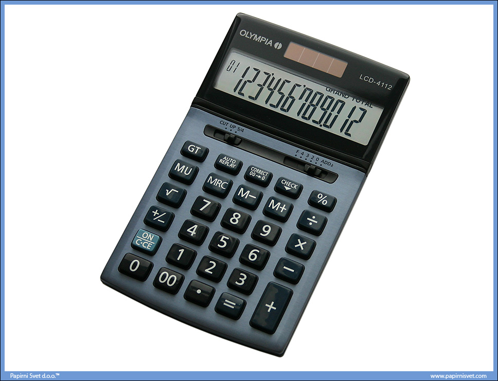 Kalkulator Olympia LCD 4112 12cif.182*130