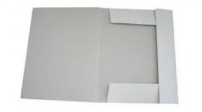 Fascikla kartonska 230g bela klapna Timix
