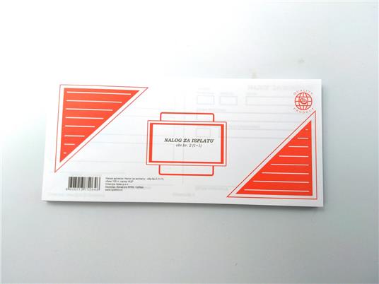 Obrazac 2 nalog za isplatu 1+1